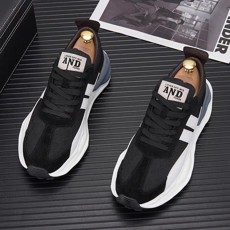 Versatile trendy breathable lightweight anti-odor soft-soled sneakers