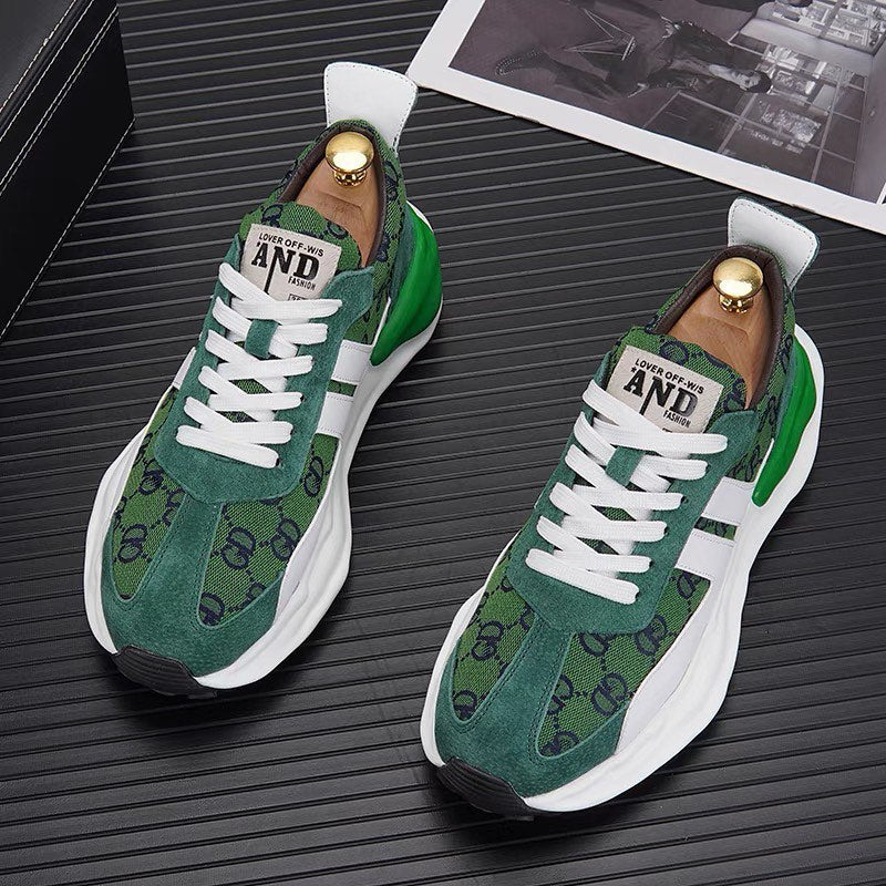 Versatile trendy breathable lightweight anti-odor soft-soled sneakers