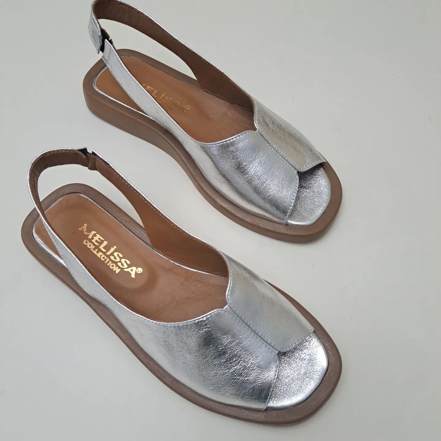 Stylish summer leather sandals