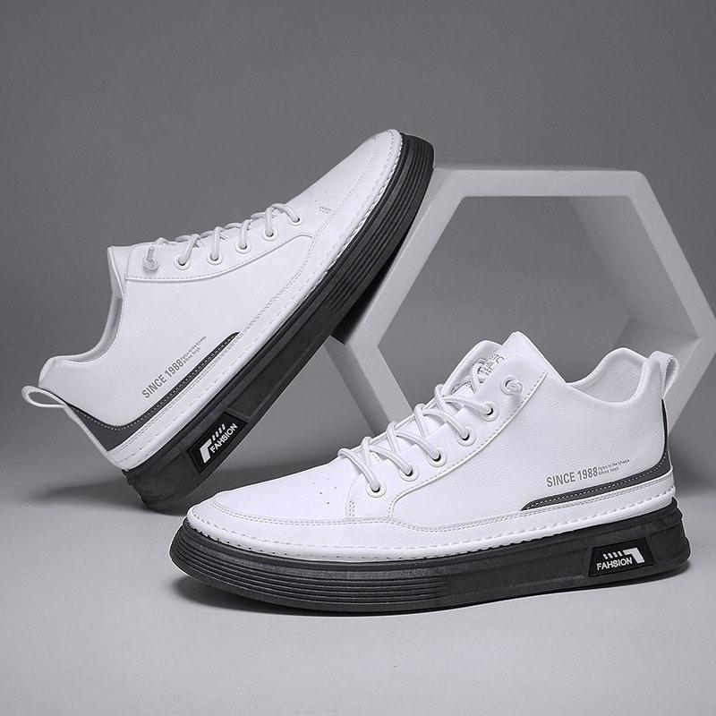 Trendy waterproof and non-slip men's casual leather shoes