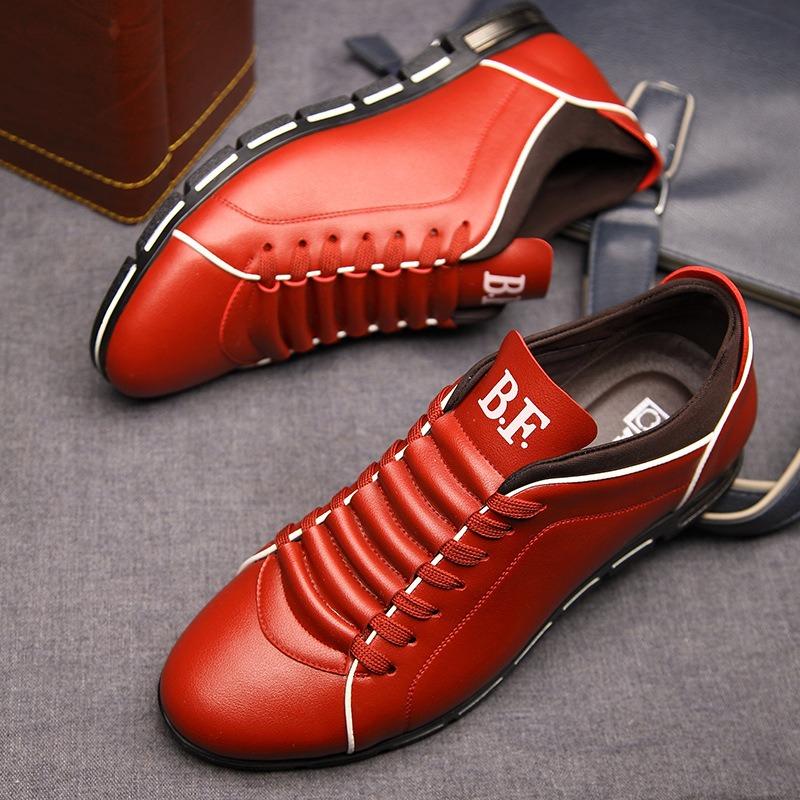 Men's fashionable sports casual leather shoes