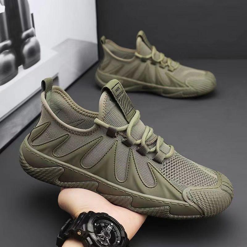 New casual men's breathable mesh wear-resistant sports shoes