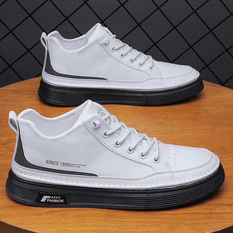 Trendy waterproof and non-slip men's casual leather shoes