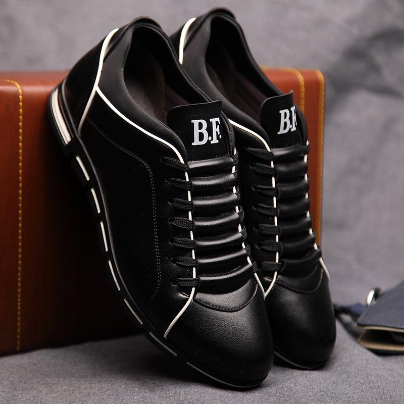 Men's fashionable sports casual leather shoes