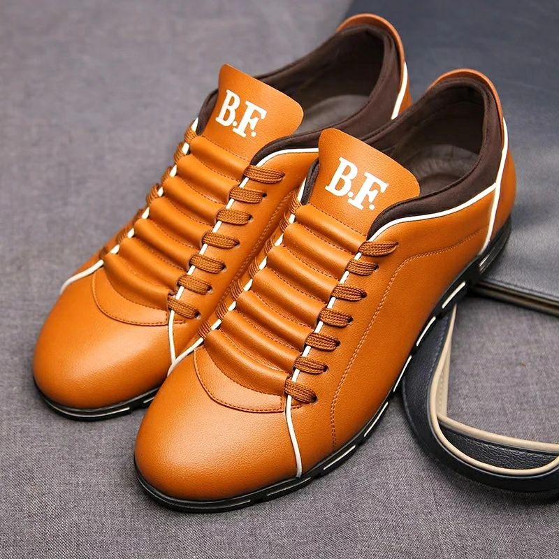 Men's fashionable sports casual leather shoes