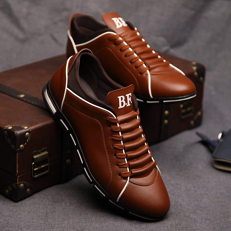 Men's fashionable sports casual leather shoes