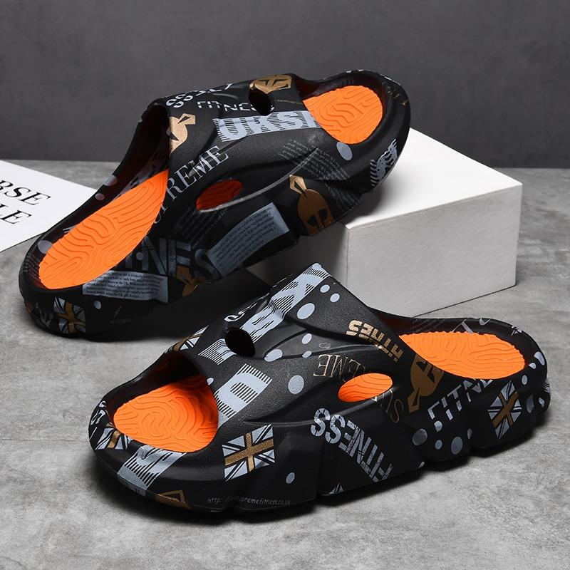 Men's trendy summer platform sports slippers