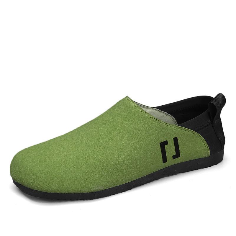 New casual suede men's slip-on shoes