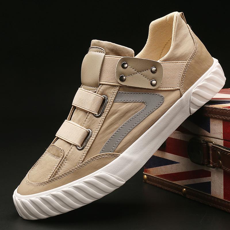 Breathable canvas soft-soled men's shoes