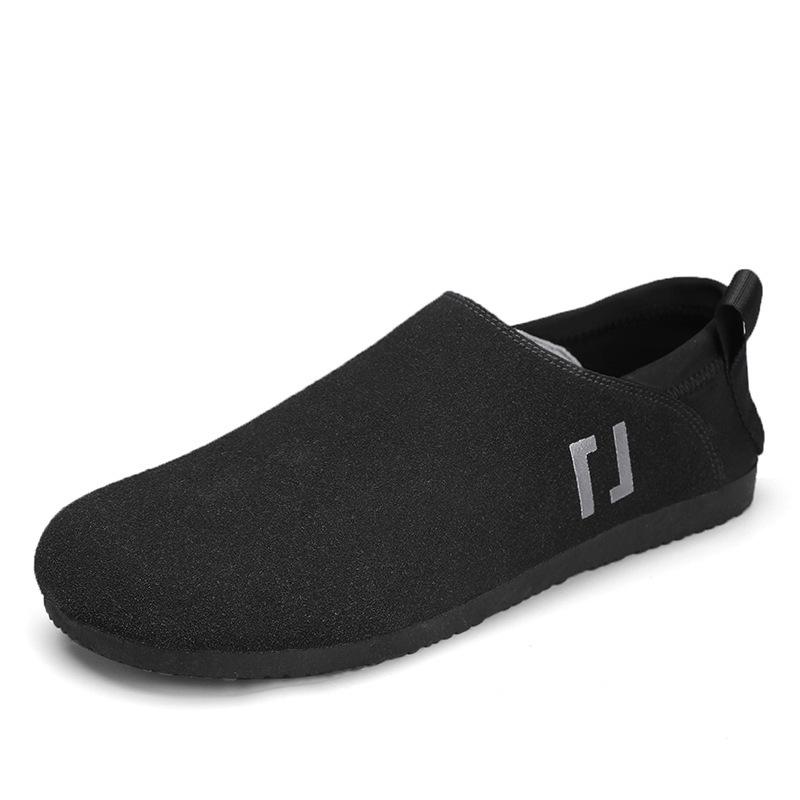 New casual suede men's slip-on shoes