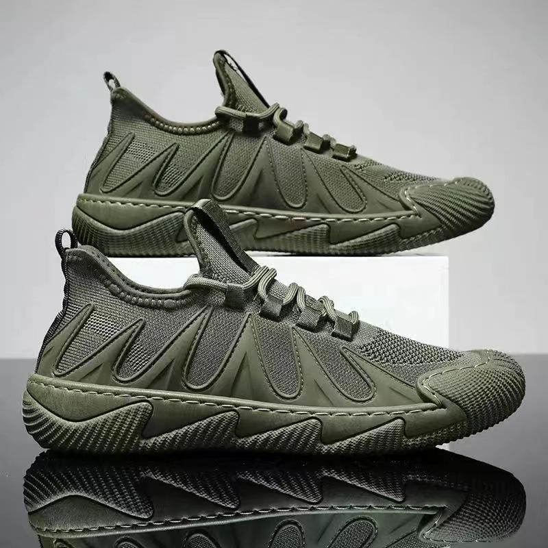 New casual men's breathable mesh wear-resistant sports shoes