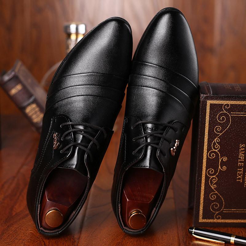 New men's business formal leather shoes