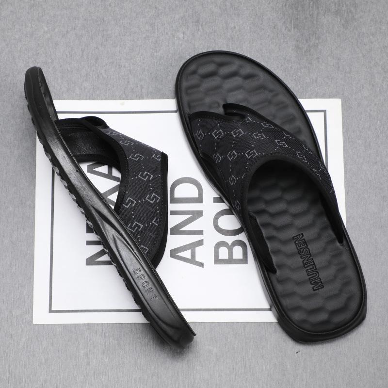 Trendy new men's non-slip beach casual flip flops