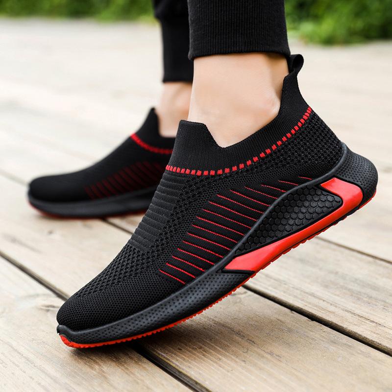 New summer trend casual fashion sports men's breathable running shoes