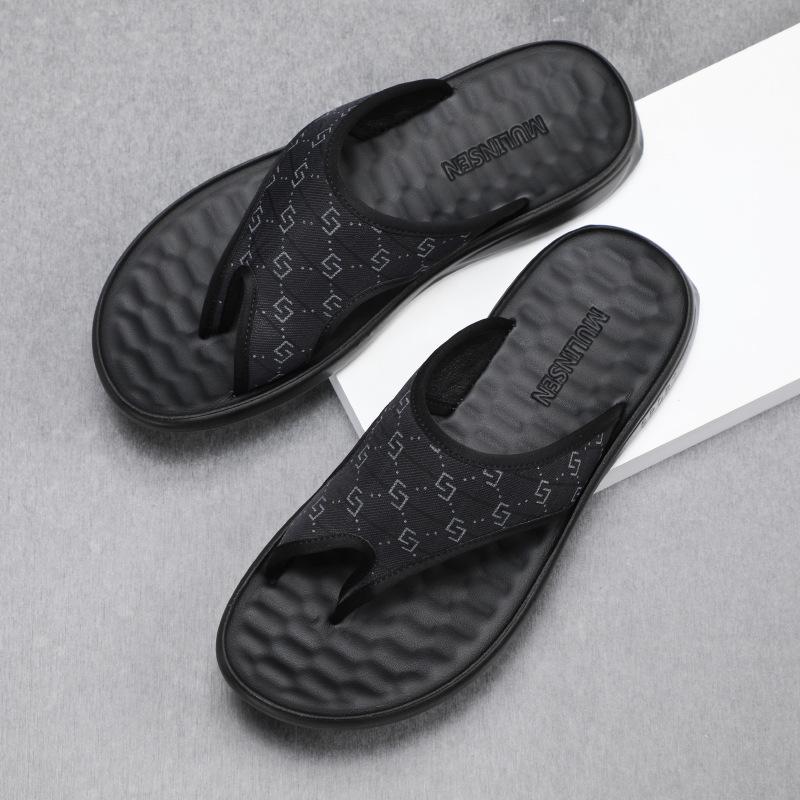 Trendy new men's non-slip beach casual flip flops