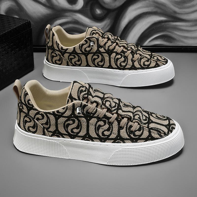 New Trendy Printed Versatile Soft Soled Casual Men's Shoes