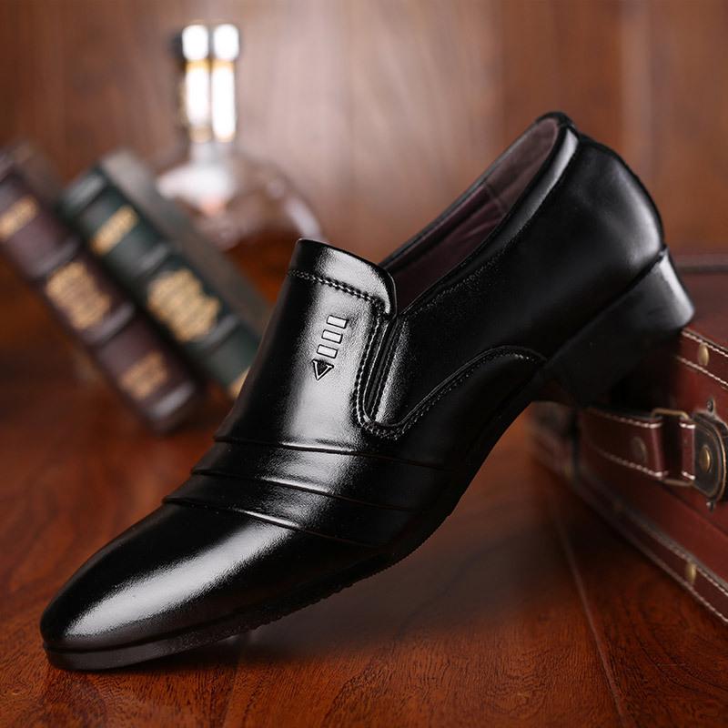 New men's business formal leather shoes