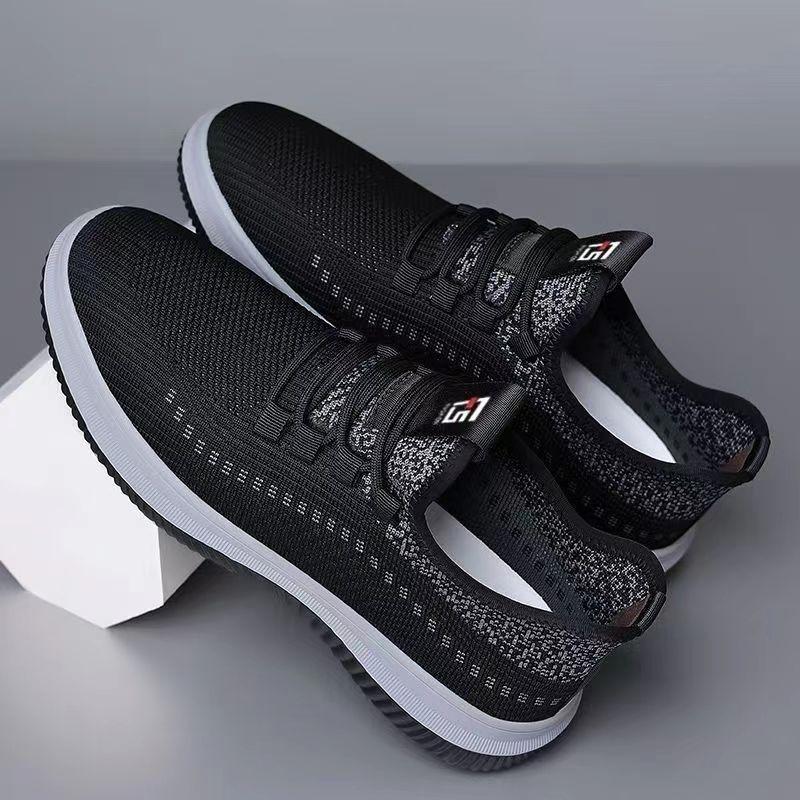 New mesh fly knit breathable sneakers