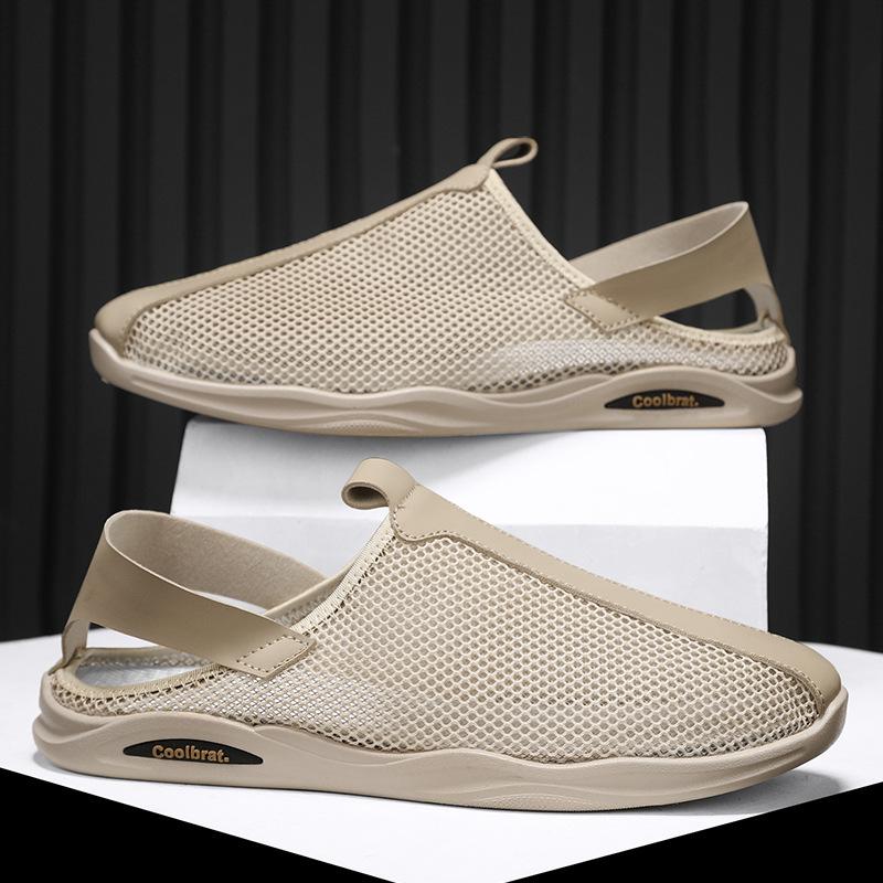 New breathable mesh casual fashion slip-on men's shoes