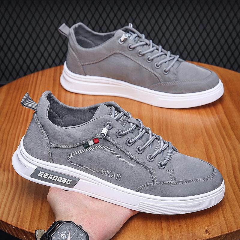 Trendy summer lightweight men's deodorant breathable cool canvas shoes