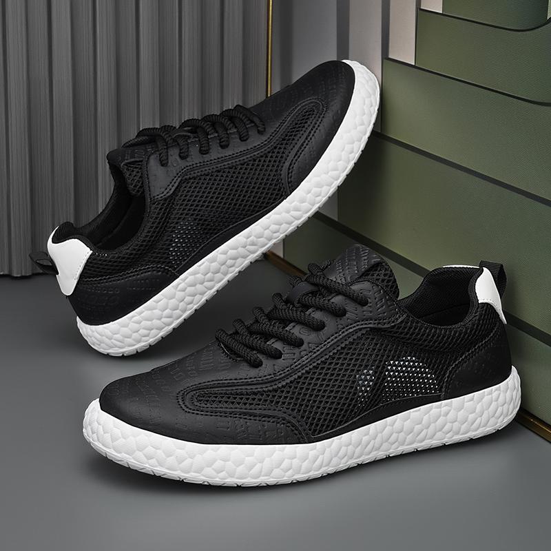 Stylish breathable mesh hollow casual sports soft-soled shoes