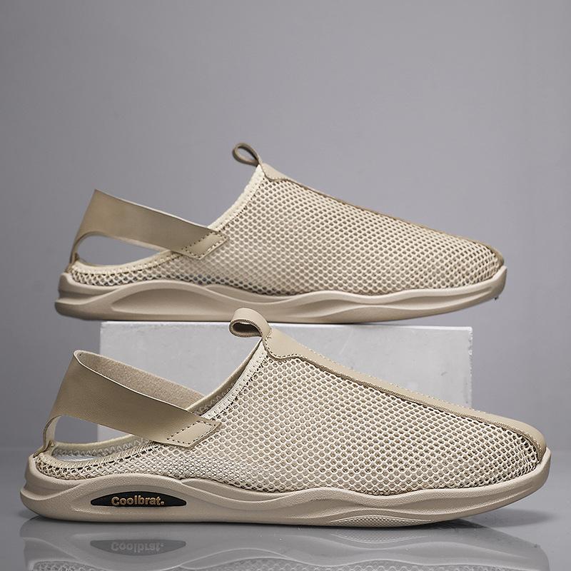 New breathable mesh casual fashion slip-on men's shoes