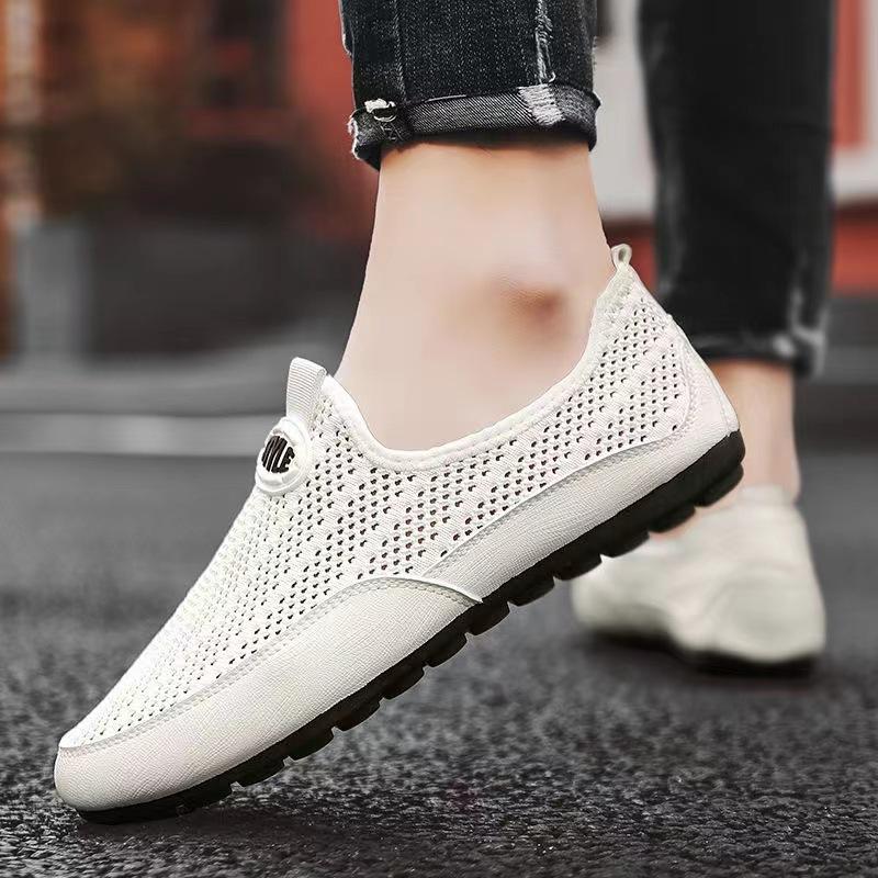 Summer men's hollow mesh breathable shoes