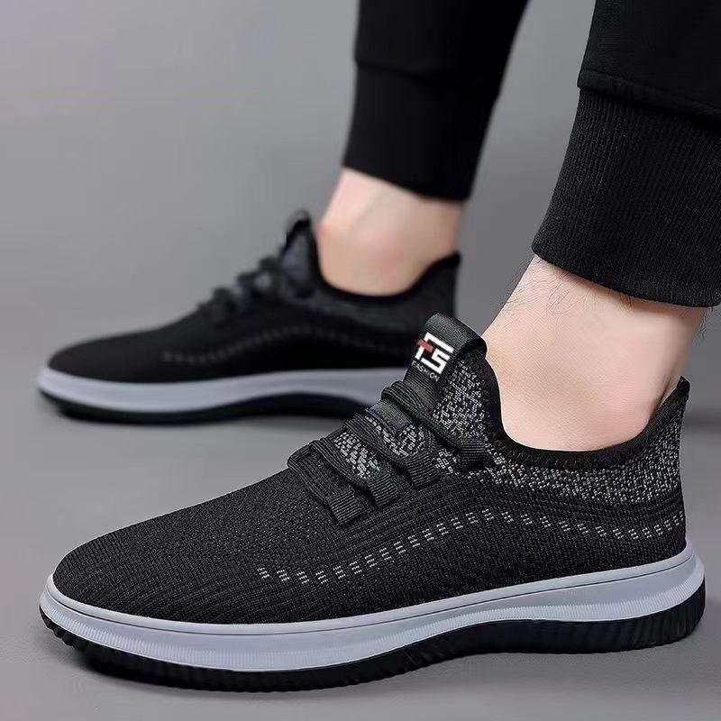 New mesh fly knit breathable sneakers