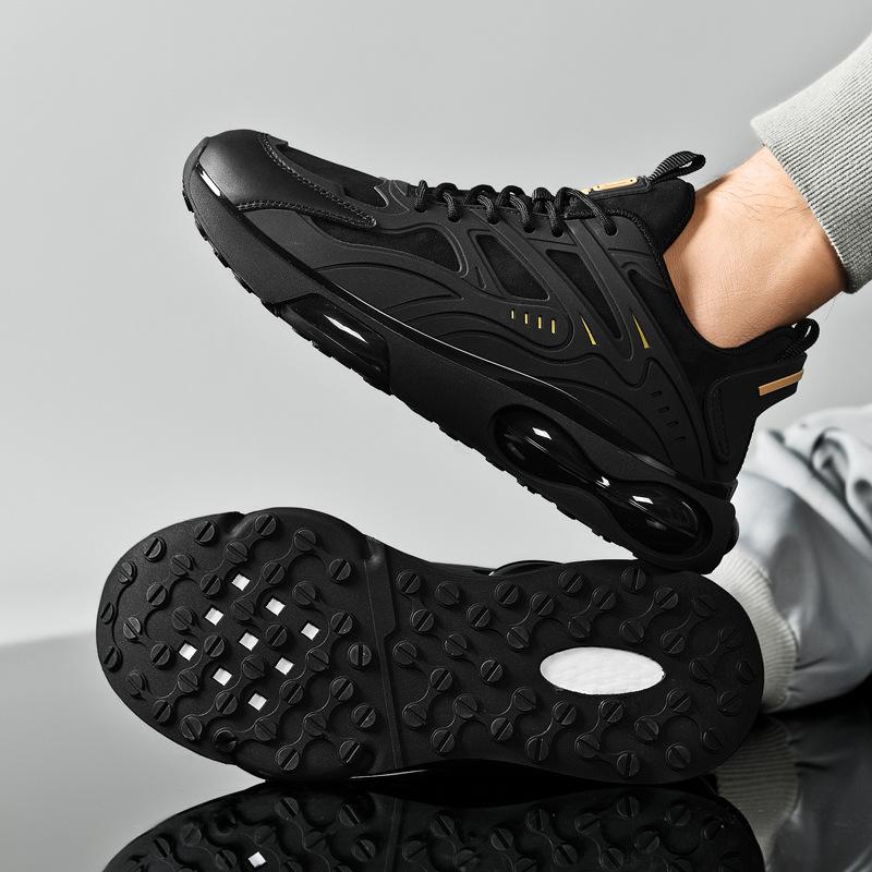 Trendy thick-soled air-cushioned breathable men's sneakers