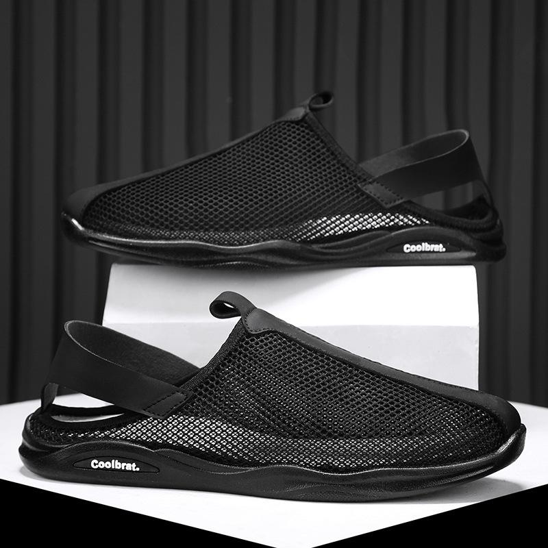 New breathable mesh casual fashion slip-on men's shoes