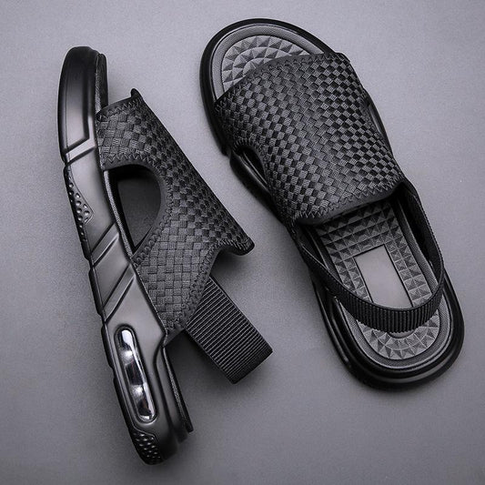 Trendy thick-soled air cushion soft-soled non-slip casual beach breathable outdoor personality sandals