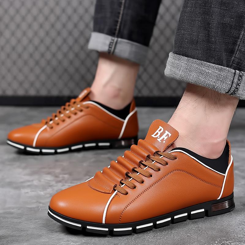 Men's fashionable sports casual leather shoes