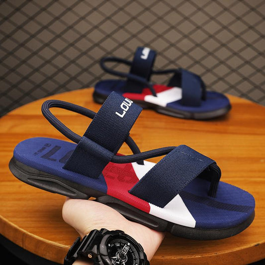 Trendy casual wear platform beach men's sandals