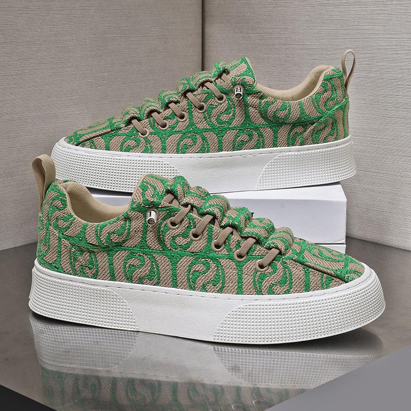 New Trendy Printed Versatile Soft Soled Casual Men's Shoes