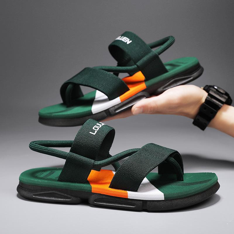 Trendy casual wear platform beach men's sandals