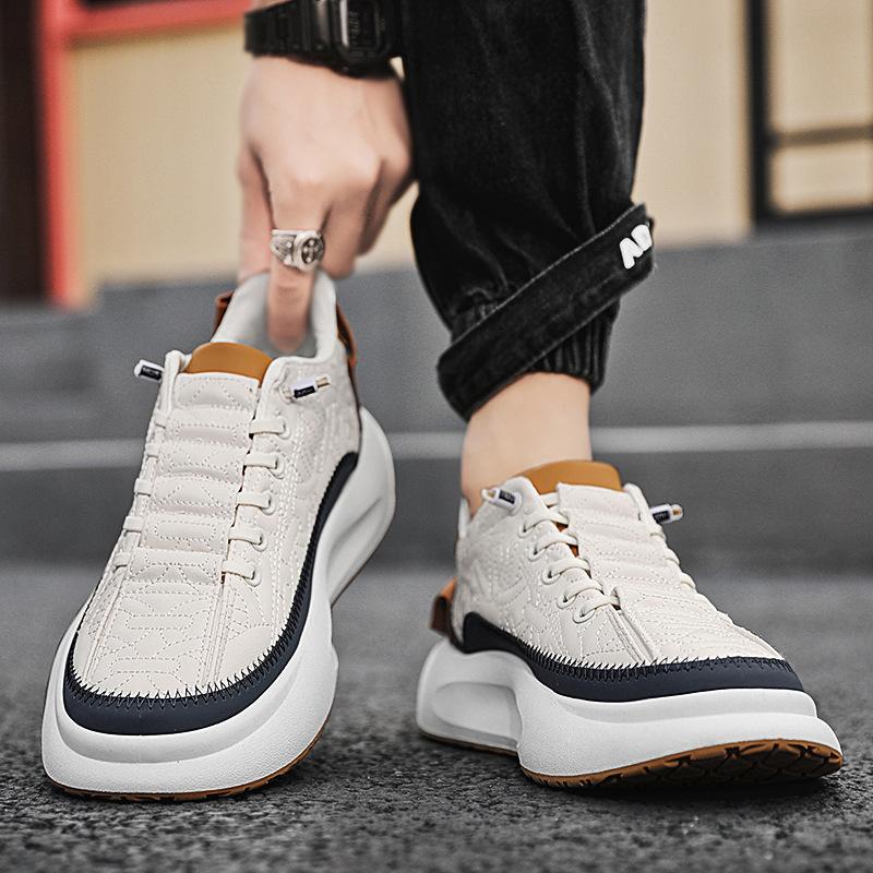 Trendy versatile casual platform soles increase height, anti-slip, anti-odor and wear-resistant sneakers