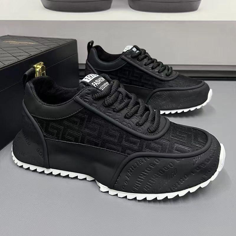 Stylish Color Block Thick Sole Non-Slip Men's Sneakers