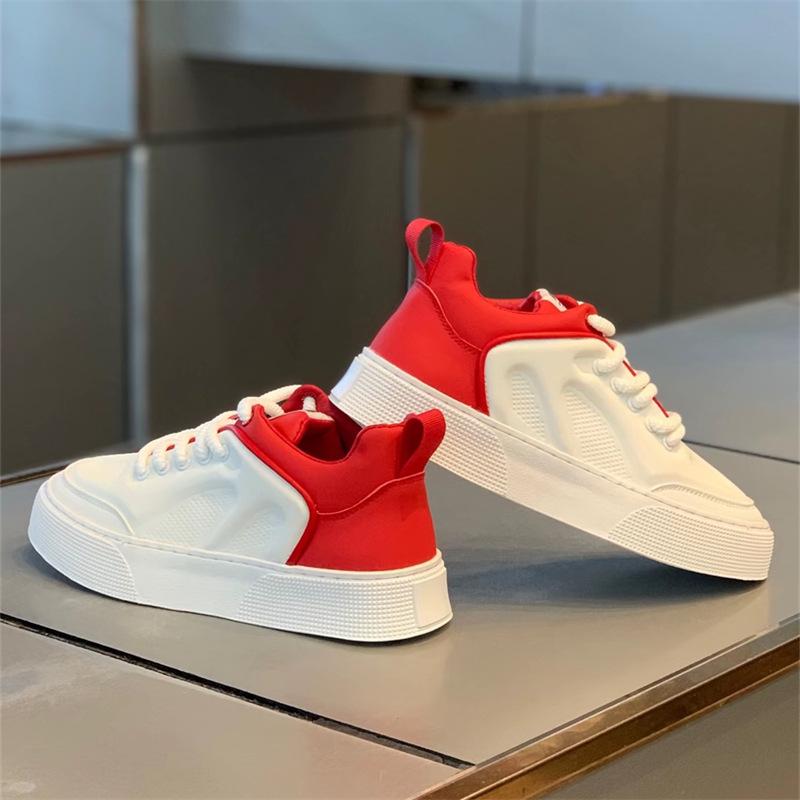 Stylish color matching comfortable lightweight casual sneakers