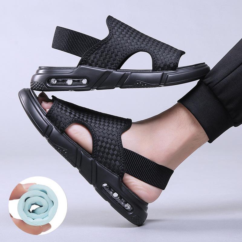 Trendy thick-soled air cushion soft-soled non-slip casual beach breathable outdoor personality sandals