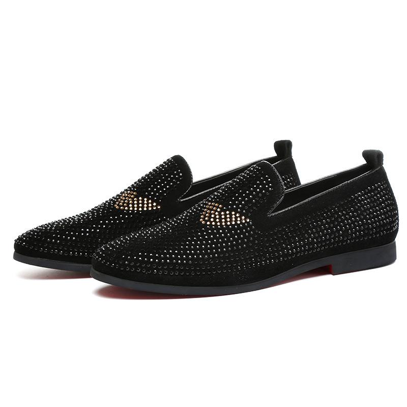 Men's Monster Rhinestone Loafers