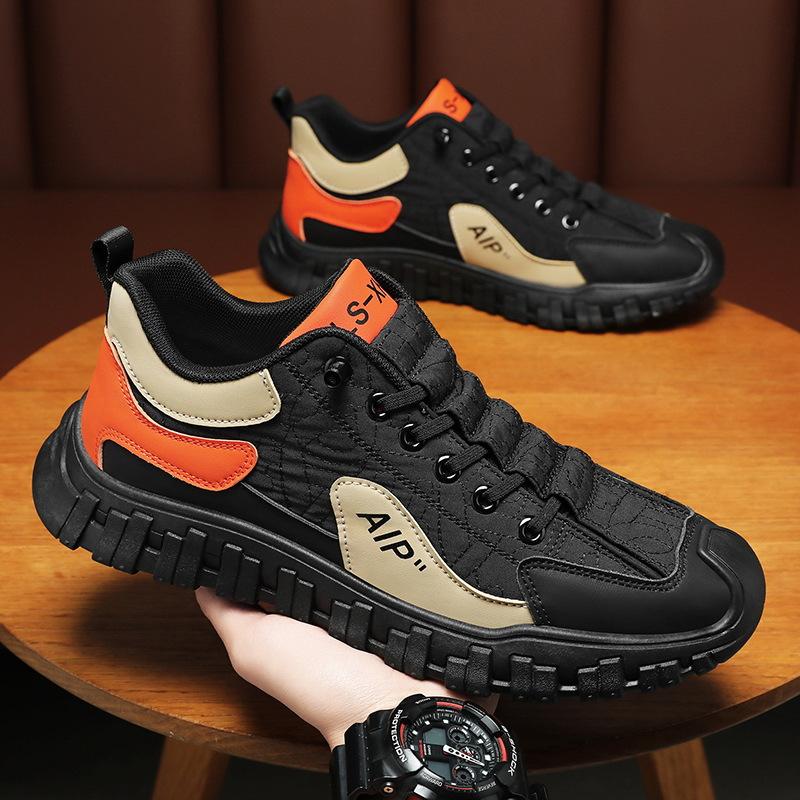 Trendy breathable men's casual non-slip sneakers