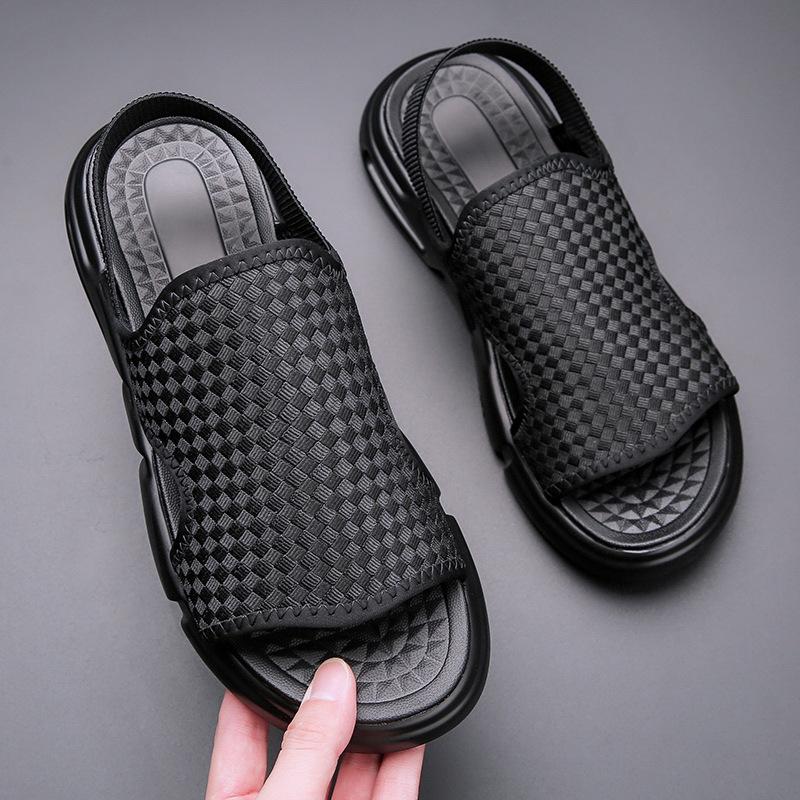 Trendy thick-soled air cushion soft-soled non-slip casual beach breathable outdoor personality sandals