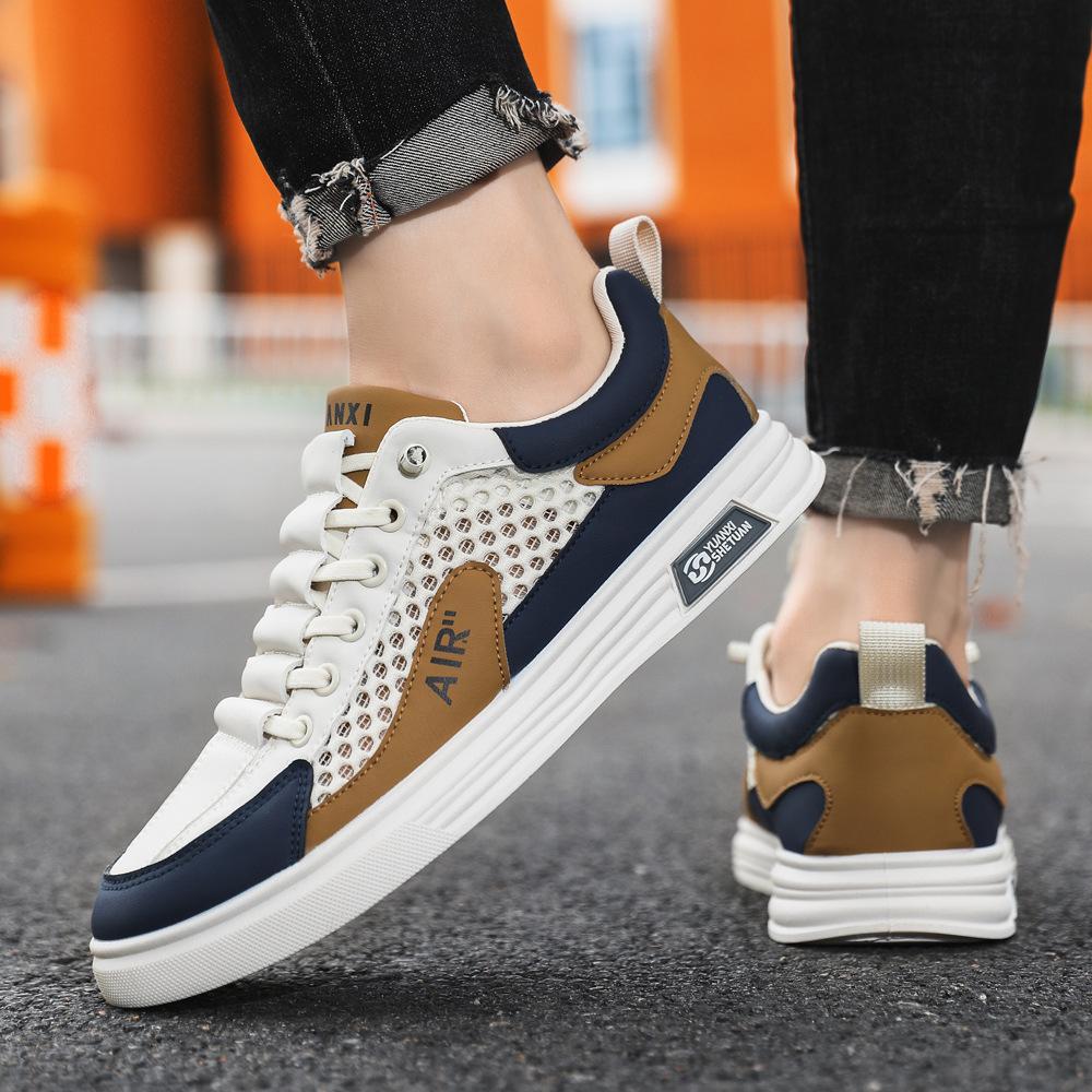 Trendy breathable mesh casual sneakers