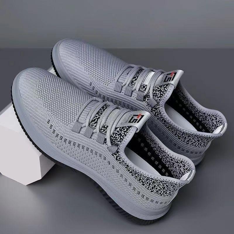 New mesh fly knit breathable sneakers