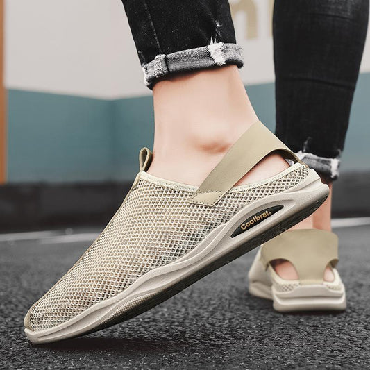 New breathable mesh casual fashion slip-on men's shoes