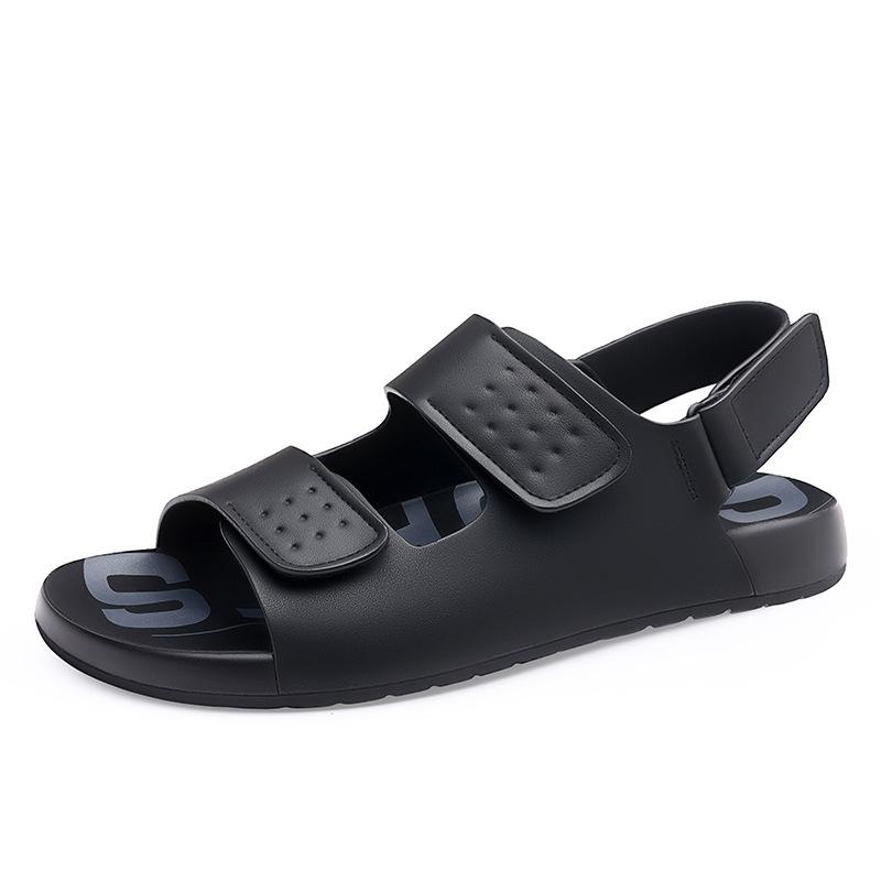 Trendy Men's Casual Breathable Cowhide Beach Sandals