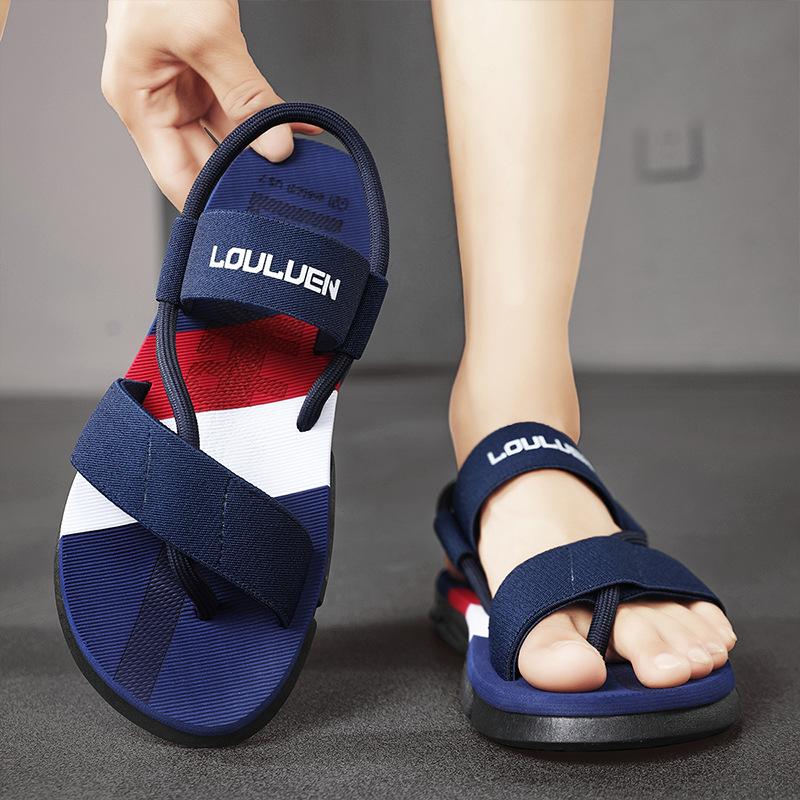 Trendy casual wear platform beach men's sandals