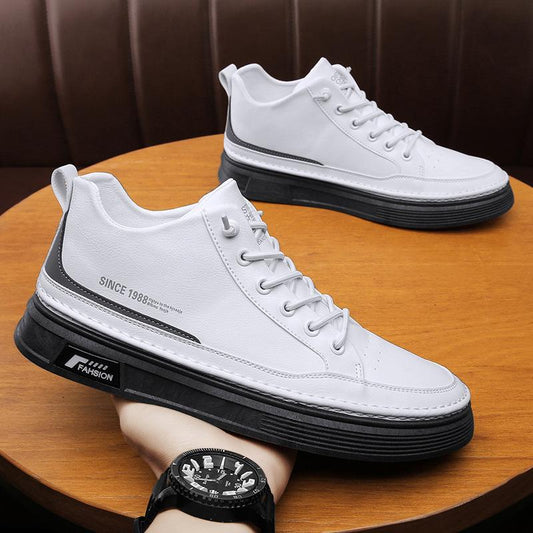 Trendy waterproof and non-slip men's casual leather shoes