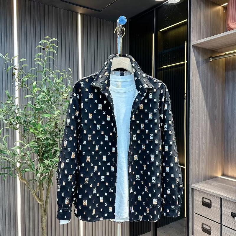 Trendy Colorful Men's Shirt Jackets