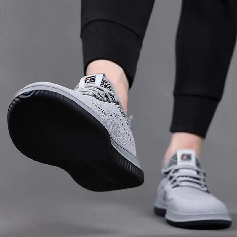 New mesh fly knit breathable sneakers